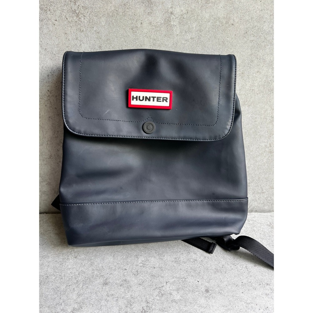 Hunter x Target 20th Anniversary Backpack Navy Blue Rubberized Water Resistant